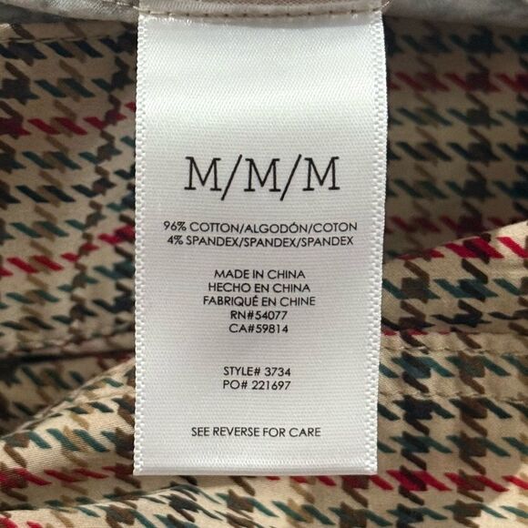 CAbi Houndstooth Sherlock Trench Coat Style# 3734 Sz M Excellent/Near New Sz M - Picture 10 of 12